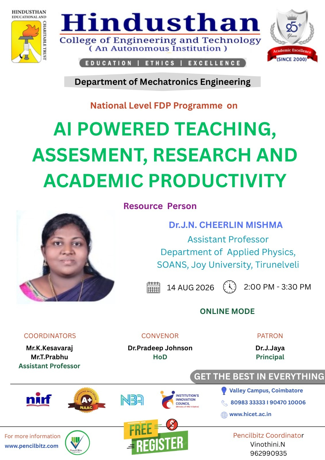 College Event Brochure